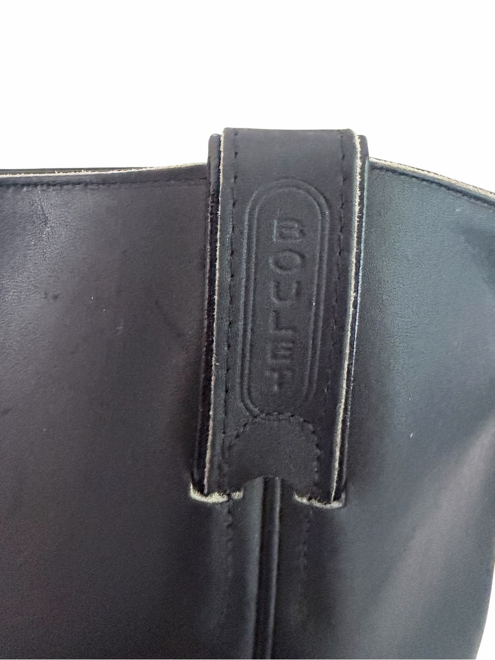BOULET Black Leather Harness Motorcycle Biker Boots 6.5 - Picture 6 of 16